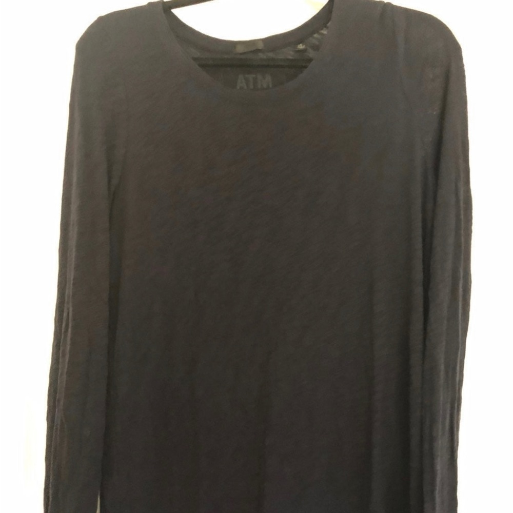 ATM women’s long sleeve Destroyed Tee